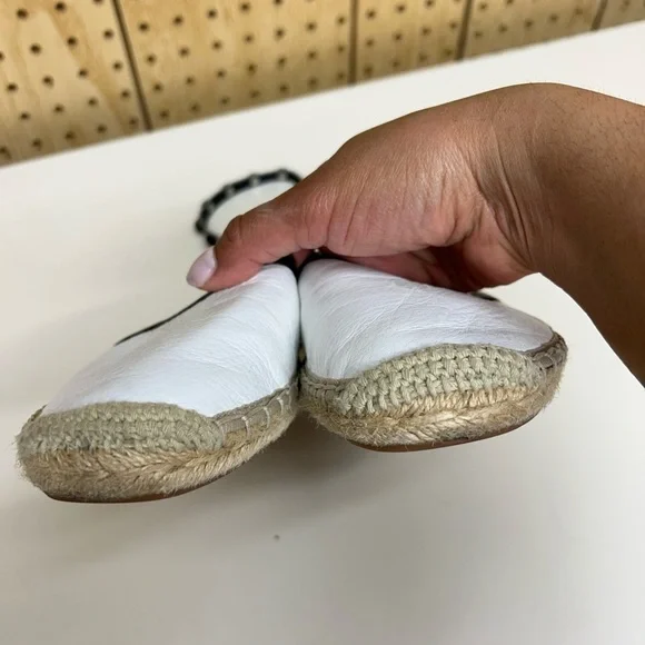 Rebecca Minkoff Stylish Black and White Espadrilles